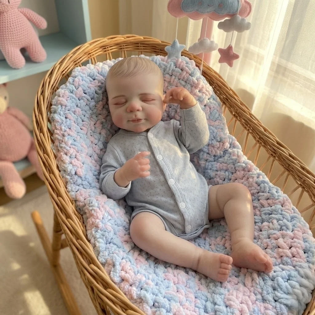 

OtardDolls 50CM Lovely Pascale Boy/Girl Washable Vinyl Dolls Painted Newborn Dolls Toys For Gift Muñecas Reborn