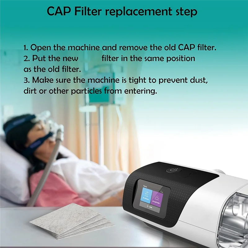 AASS-For Resmed لمرشحات استبدال Airsense 11 CPAP-100-Pack لآلات Airsense 11