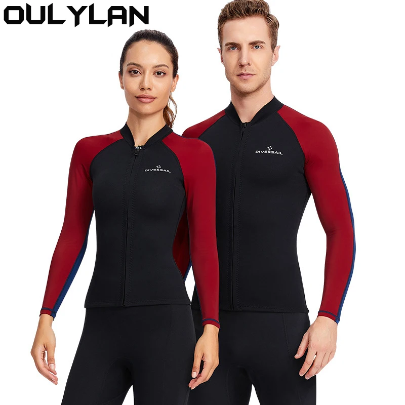 

Oulylan 3MM Men Wetsuit Scuba Diving Suit Jacket Diving Pants Surf Swimming Snorkeling Underwater Fishing Spearfishing Equipment