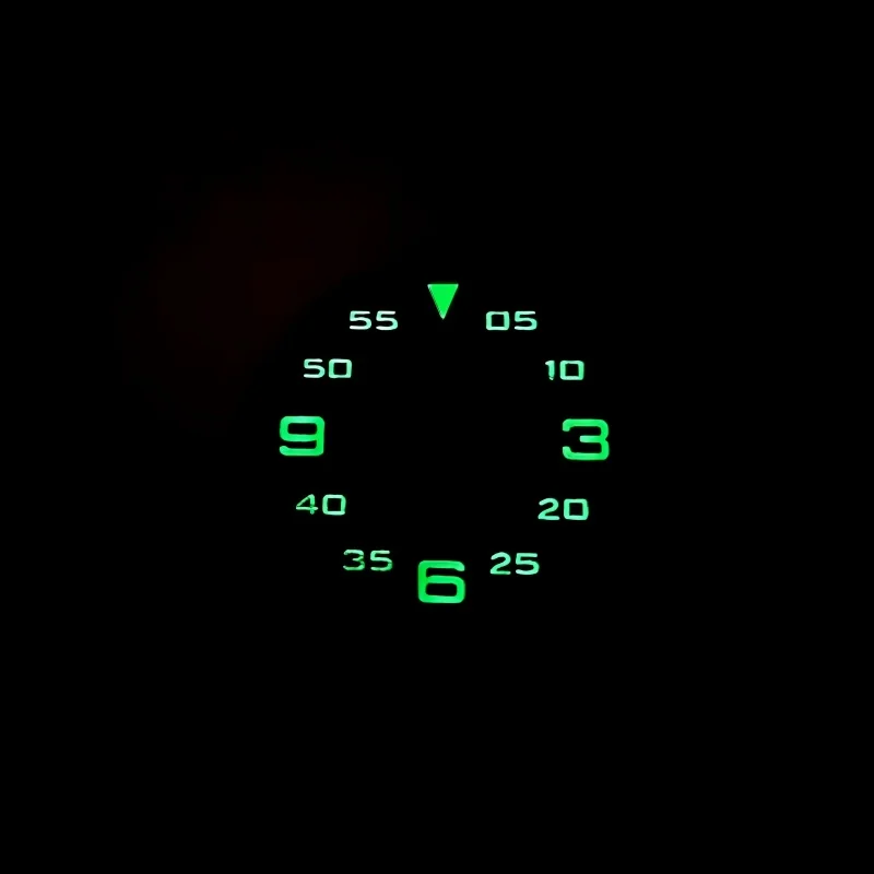 NH35/NH36-Uhrwerk, grün leuchtendes 28,5-mm-Zifferblatt, geeignet für NH35A-Uhrwerk, mechanische Uhr, DIY-Modifikationszubehör.