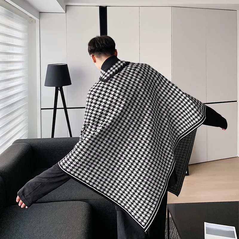 

Faionable Knitted Sweater Men's Winter Vintage Sle Hooded Cheered Design Comfortable Wool Blend Youthful Energy Look