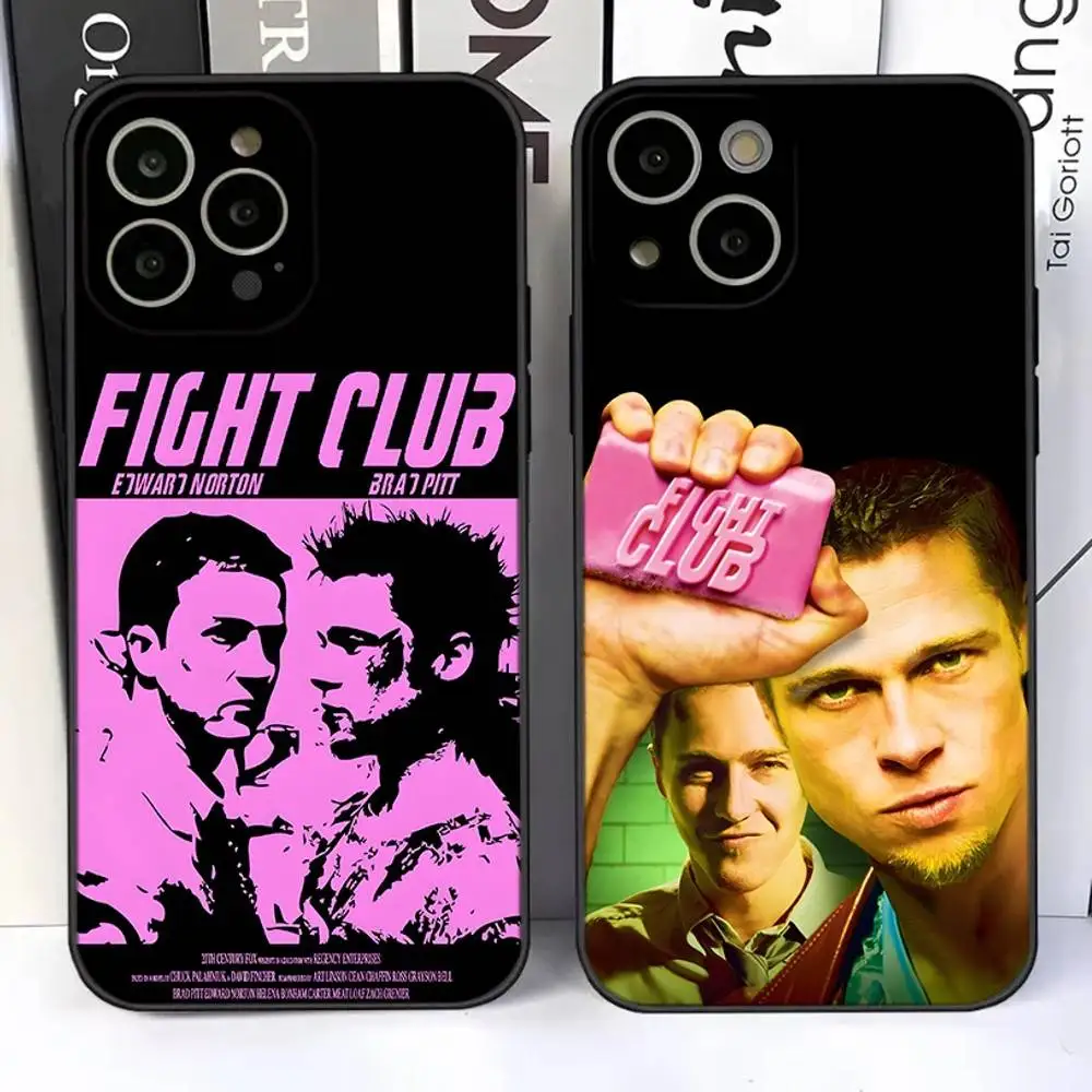 

Movie F-Fight Club Phone Case For iPhone 17,16,15,14,13,12,11 Plus,Pro,Max,Air,XR,XS,X,7,8 SE,Mini Silicone Soft