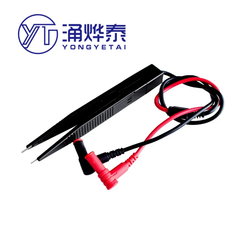 YYT Multímetro Teste Chumbo, SMD Capacitor e Intância, LCR Patch Clip SMD Teste Chumbo Pinças Patch Clip, Tipo