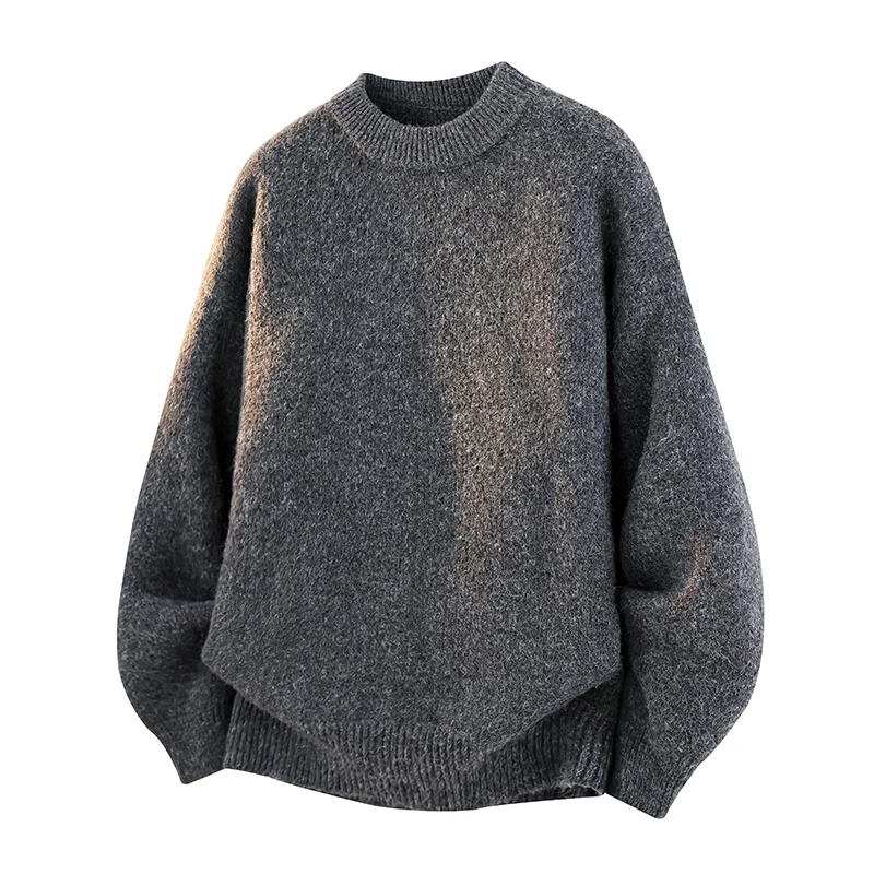 Men's Home Casual Pullover Sweater Is Men's Fashion Trend Casual Versatile Knitted Pullover Sweater Autumn and Winter