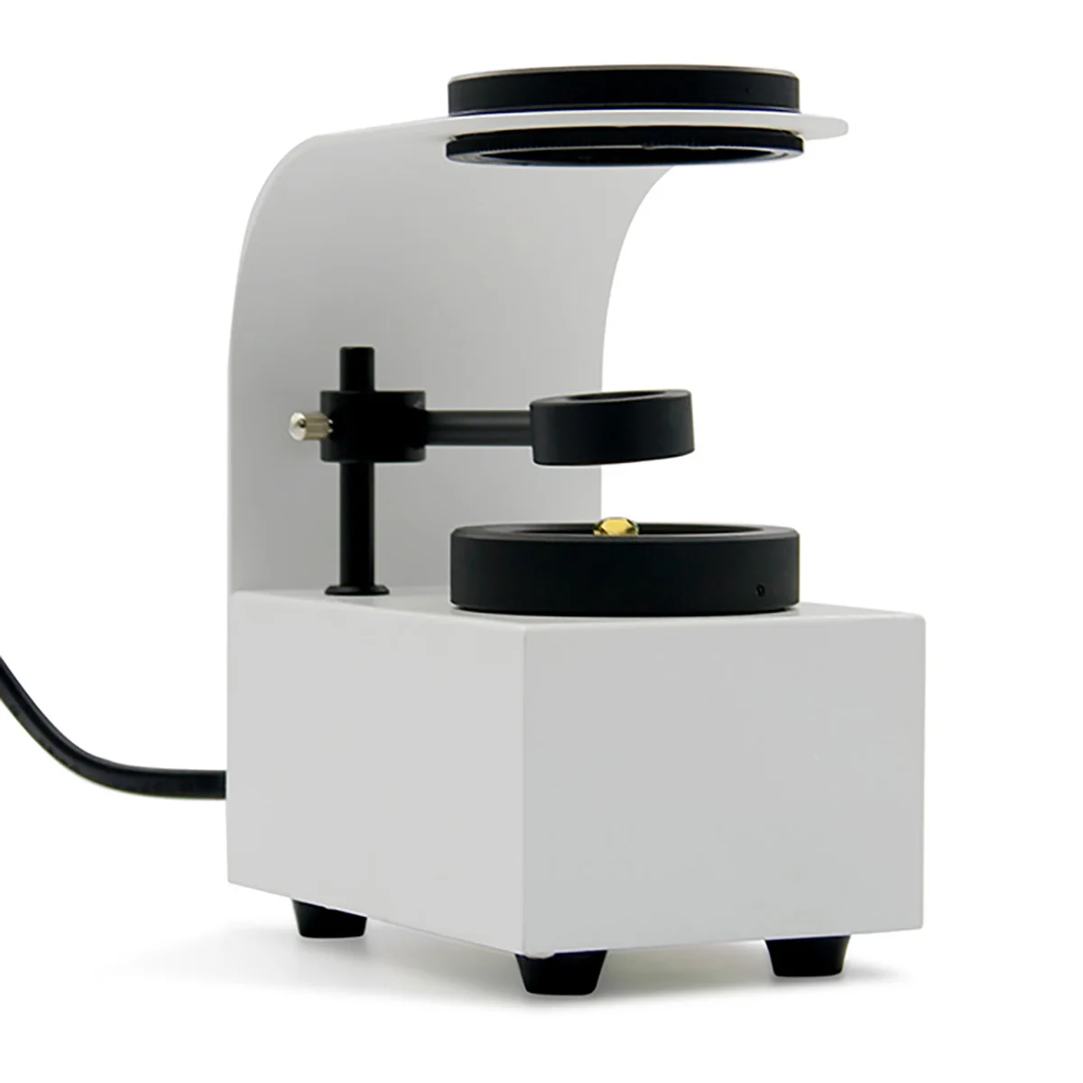 FTP-LED 宝石用偏光鏡 49 ミリメートル偏光子光学観察ツール宝石用偏光鏡温白色 LED 冷光源