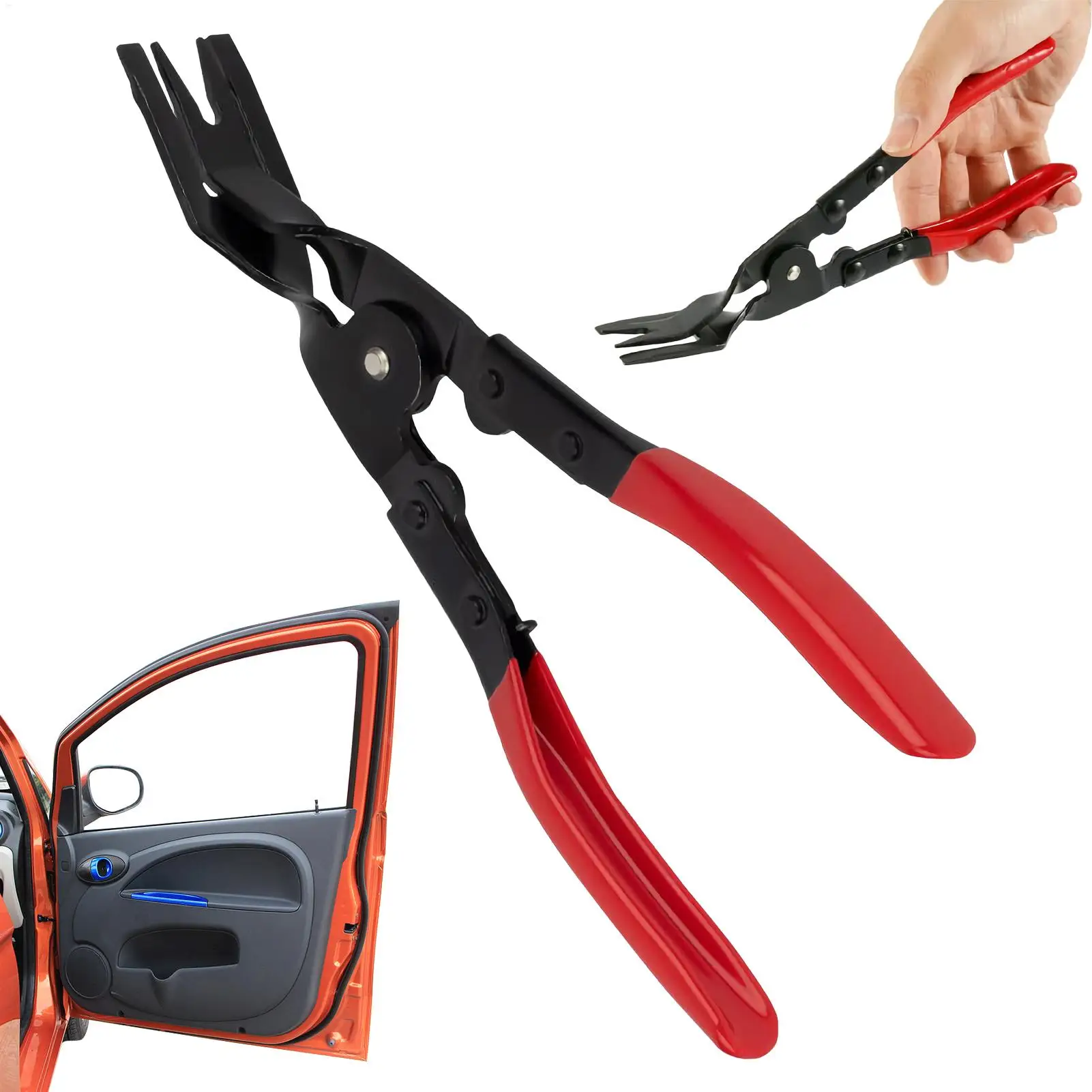 Clip Removal Pliers Auto Body Repair Tool Fastener Removal Tool for Car Electrical Work Upholstery Installation Replacement