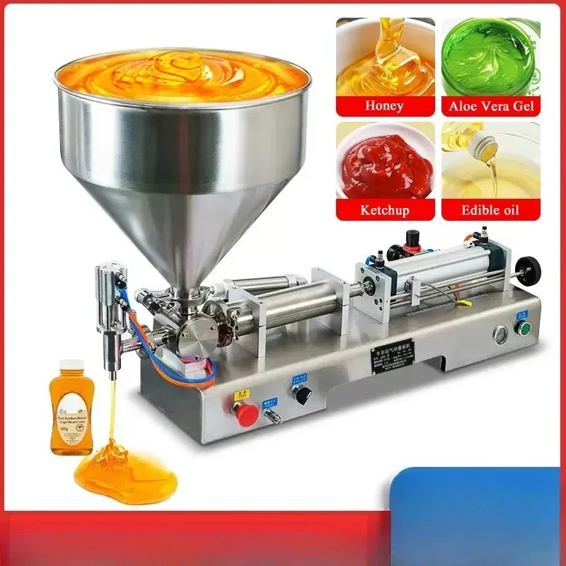 PBOBP Chili Sauce Mixing Filling Machine Paste Peanut Butter Quantitative Filler Pneumatic Slurry Machiery