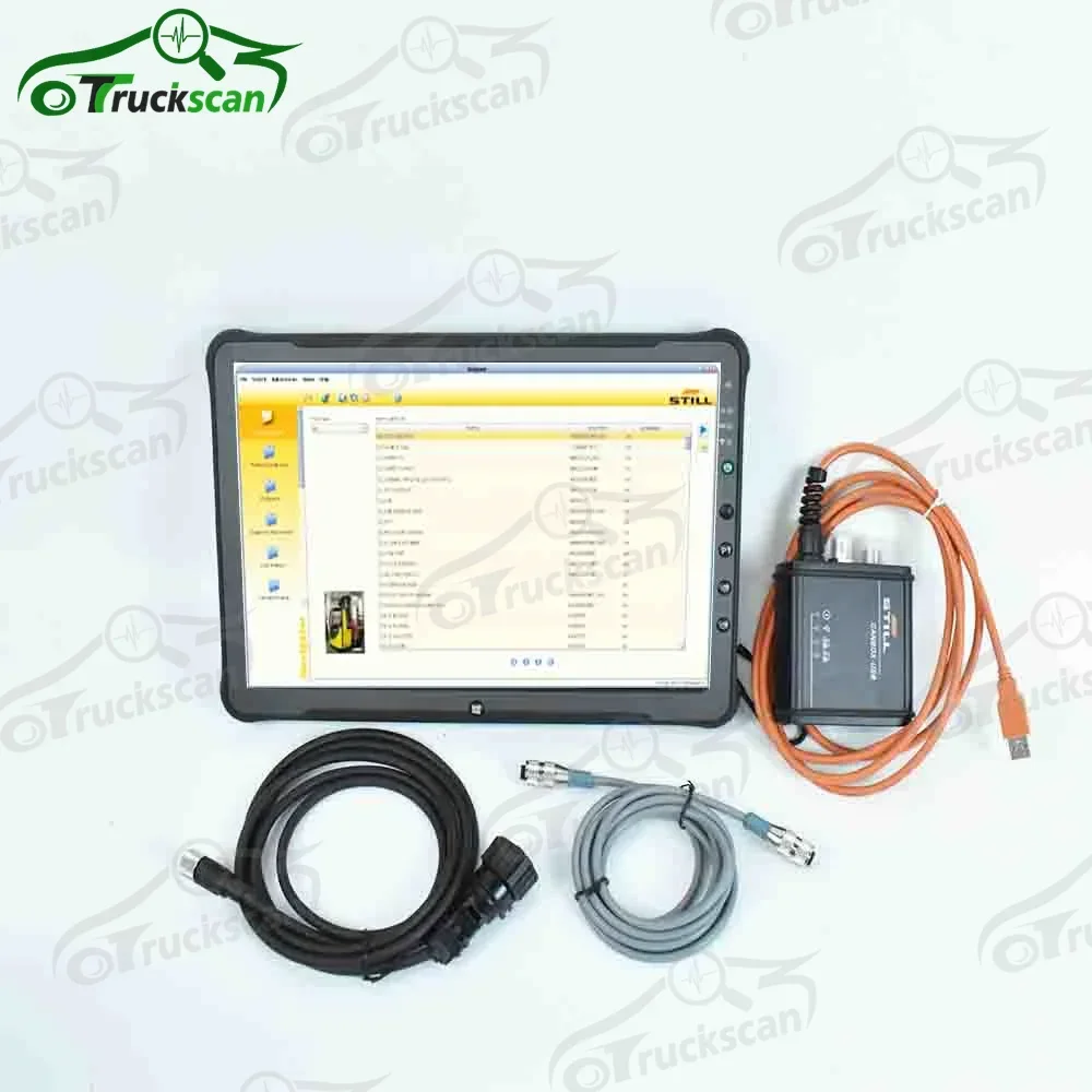 Forklift Scanner Tools for Still Incado Box 50983605400 cable Diagnostic Kit for Still Interface Canbox Still and F110 Tablet