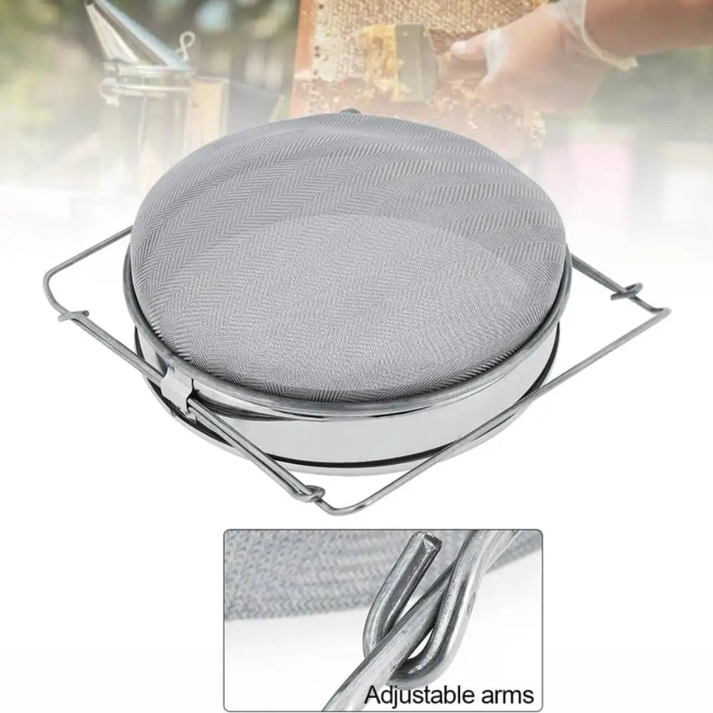 1 set double layer strainer stainless steel honey filter beekeeping supplies