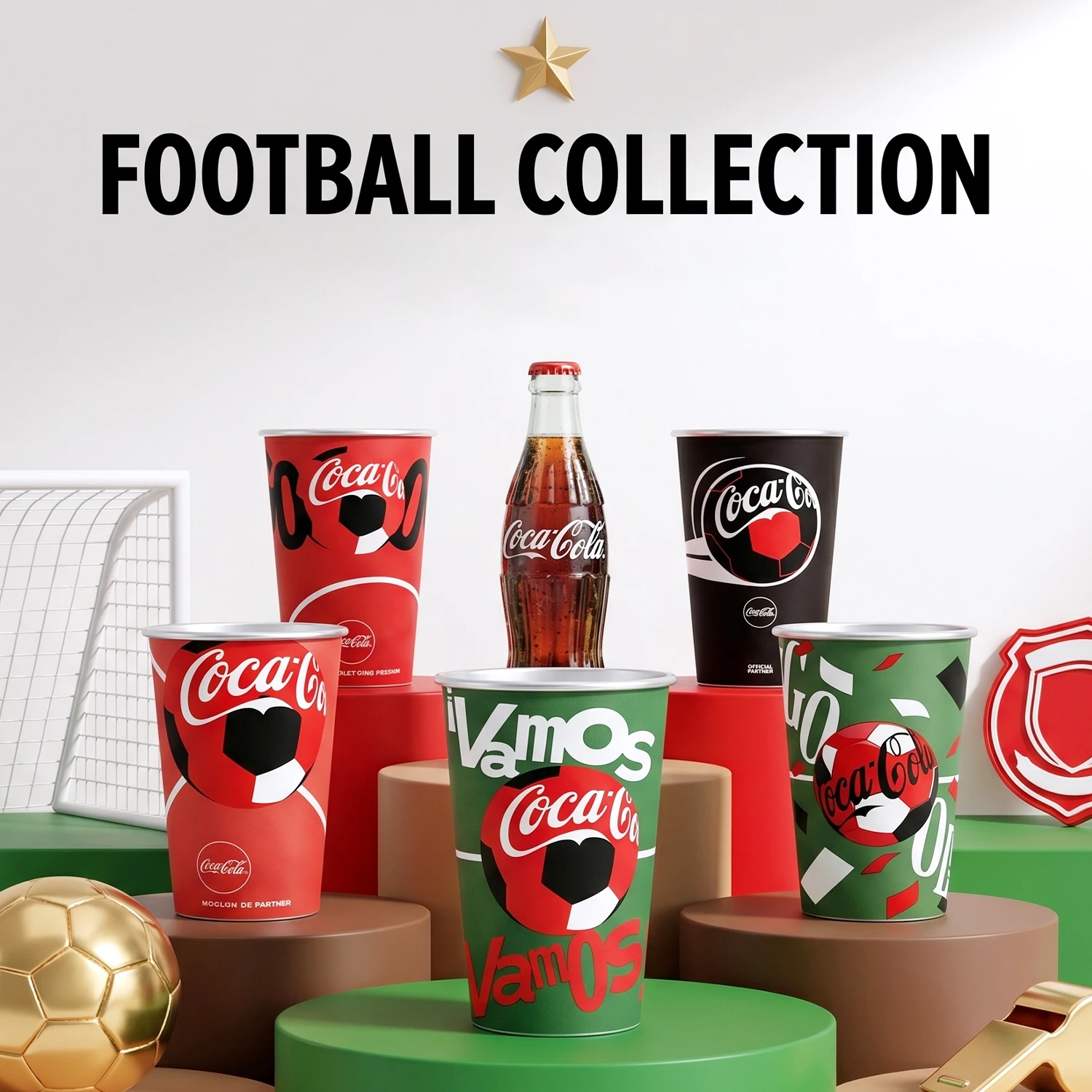 450ML Cold Discolored Aluminum Cup Reusable Cold Color Changing Cold Drinking Cup Beer Mugs Football Cup Collection Giving Gifts
