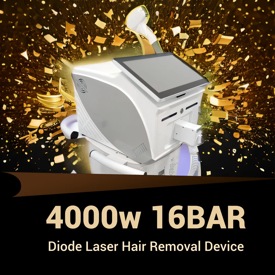 

professional 4Waves 808 755 940 1064nm Portable 4000w Soprano Diode Ice Titanium Laser Body Hair Removal Machine 2025 new Device