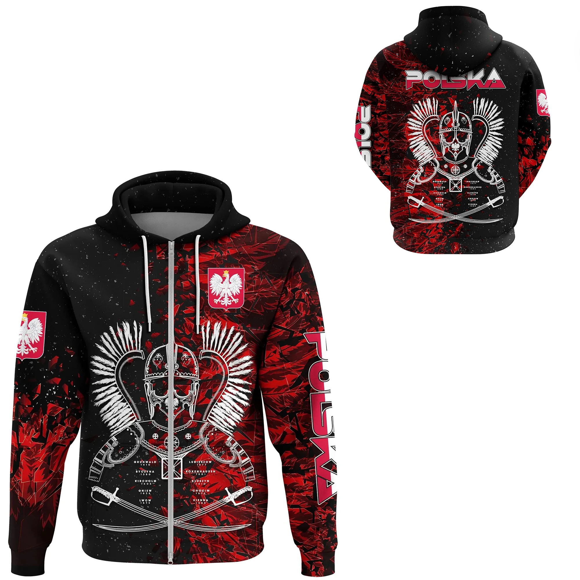 PLstar Cosmos-Sudadera con capucha para hombre y mujer, Jersey informal con estampado 3D de tatuaje personalizado, con diseño de tatuaje de Husar