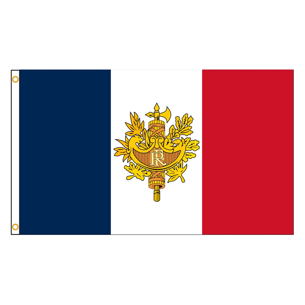 3×5FT France Francrice Francland Emblem Flag Polyester Printed Banner Tapestry For Decor