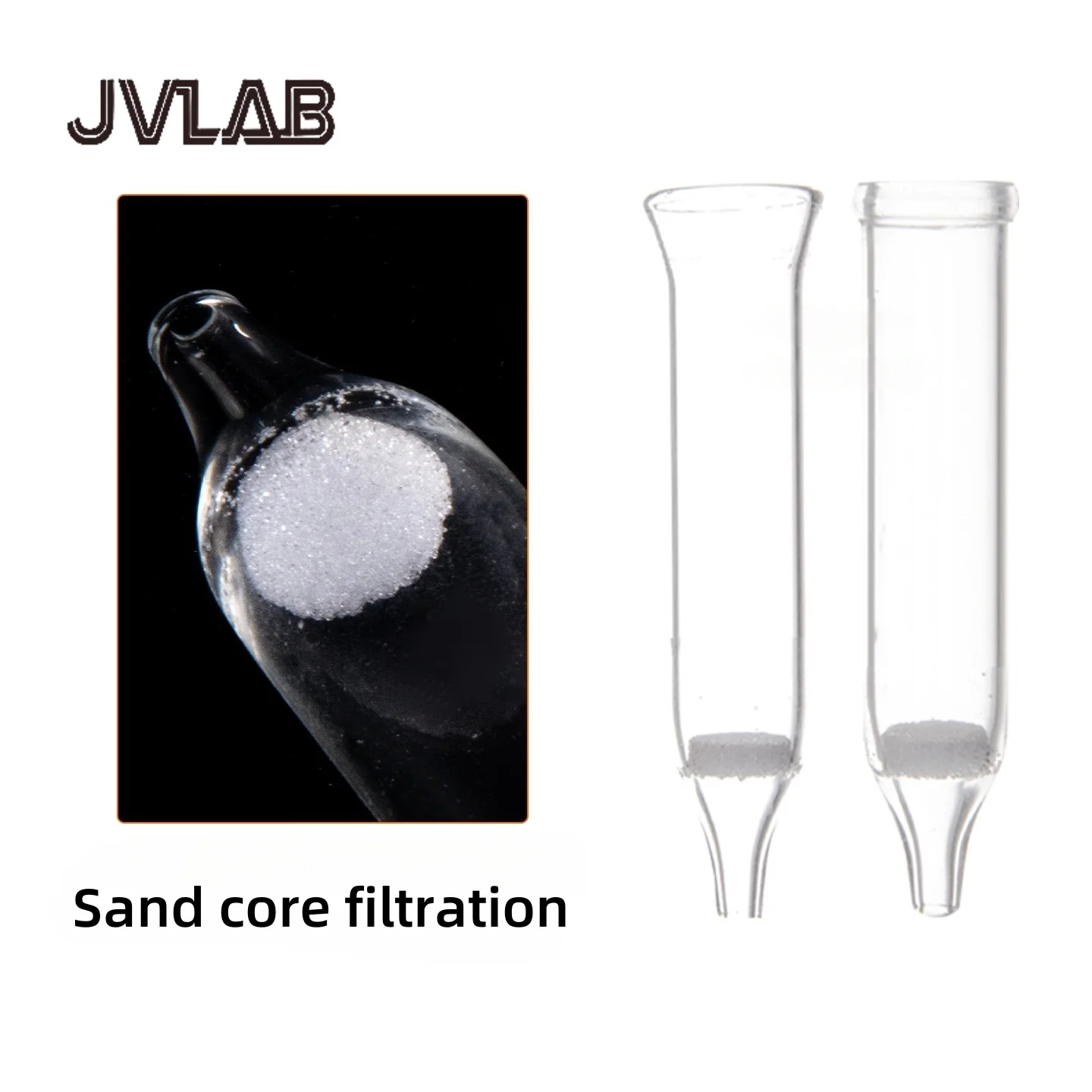 الرمال الأساسية الامتزاز العمود الزجاج الرمال الأساسية أنبوب الطرد المركزي الجفاف الامتزاز الرمال Vore أنبوب زجاجي الترشيح JVLAB