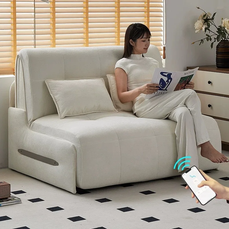 bed integrated dual-purpose multi-function retractable foldable small apartment living room bedroom 2025 new