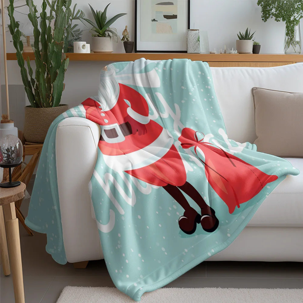 TU Soft Throw Blanket Cozy Flannel Fleece Sherpa Home Decor Gift Farmhouse Coastal Christmas Holiday Patterned Throw