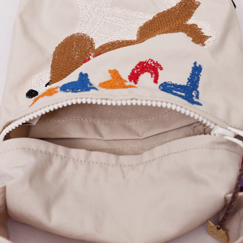 MOVEUP Dopamine Puppy Embroidery Crossbody Bag Colorful Contrast Rope Strap Mini Fashion Casual Women Shoulder Bags 2ELC29309