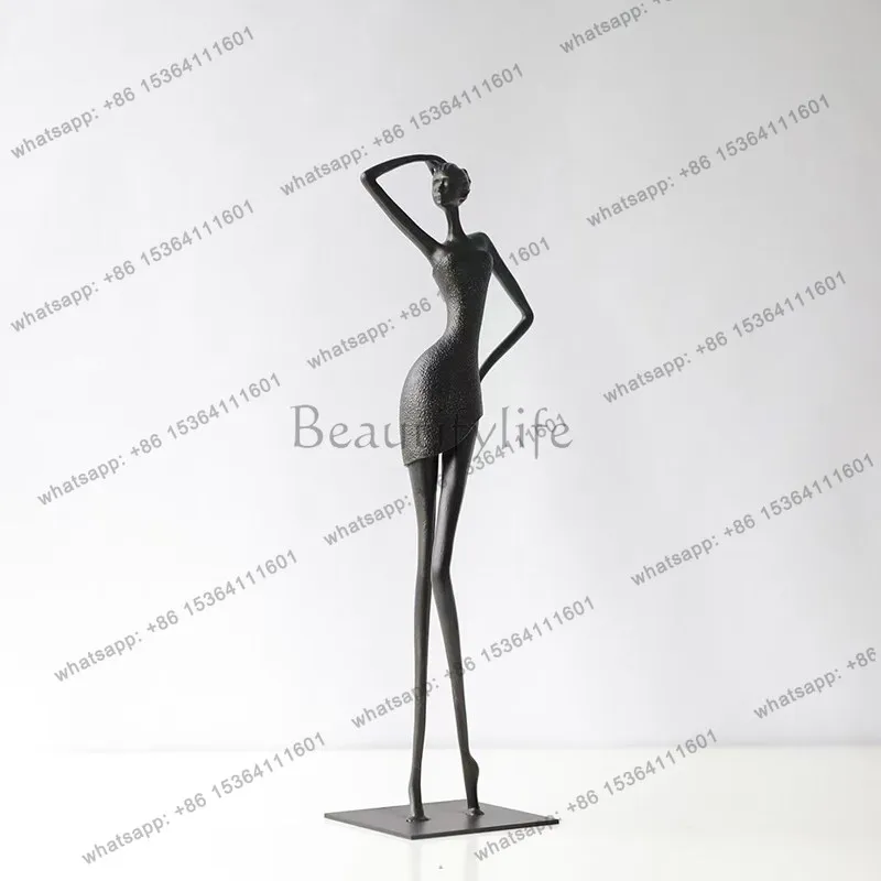 Modern light luxury Italian niche creative abstract figure dance art sculpture ornament
