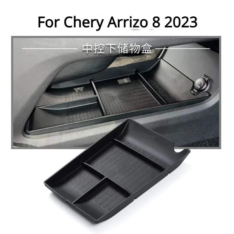 For Chery Arrizo 8 2023 Car Central Armrest Storage Box Content Center Console Accessories Interior Stowing Tidying Plastics