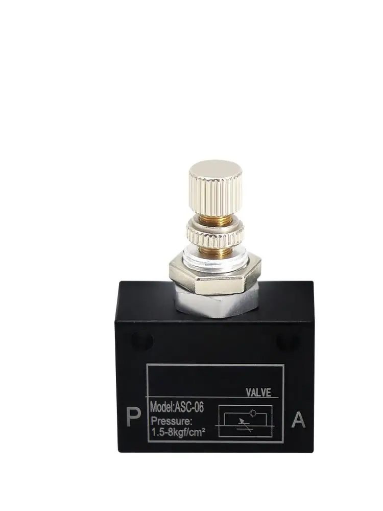 Pneumatic Air One Way Throttle Valve Flow Control Valve ASC-06 ASC-08  ASC-10 ASC-15