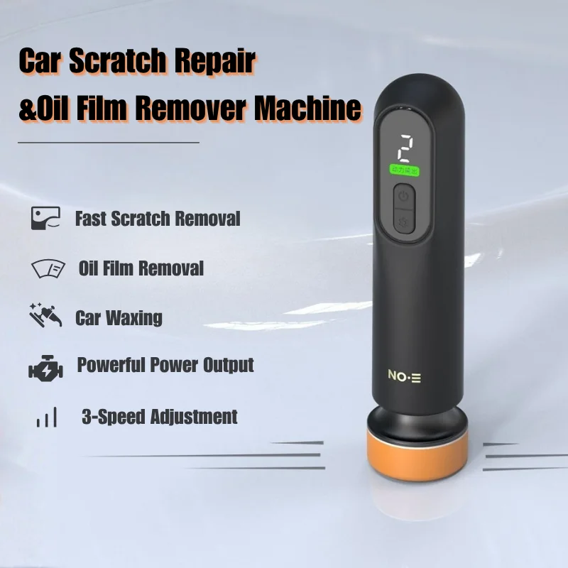 

12000RPM Wireless Handheld Car Polisher - Car Paint Scratch Repair, Windscreen Glass Oil Film Remove & Waxing Power Tool