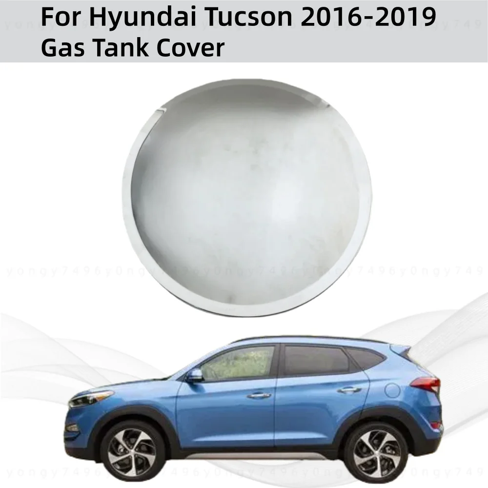 

New Style Car Chrome Accessories Plated Fuel Tank Covers Cap Exterior Trim Paste 2016 2017 2018 2019 For Hyundai Tucson