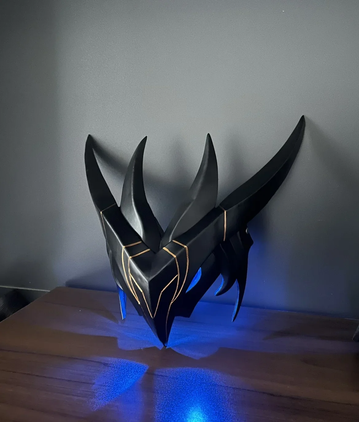 Game LOL Heartsteel Yone Cosplay Props Masker Mannen Vrouwen Halloween Party Carnaval Rollenspel Accessoires Hars Masker Met LED Licht