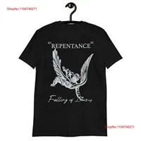 Repentance Fallen Angel Fall Of Icarus Angelic Goth  T Shirt vintage Washed Unisex Casual Stylish fashion Breathable Soft homme