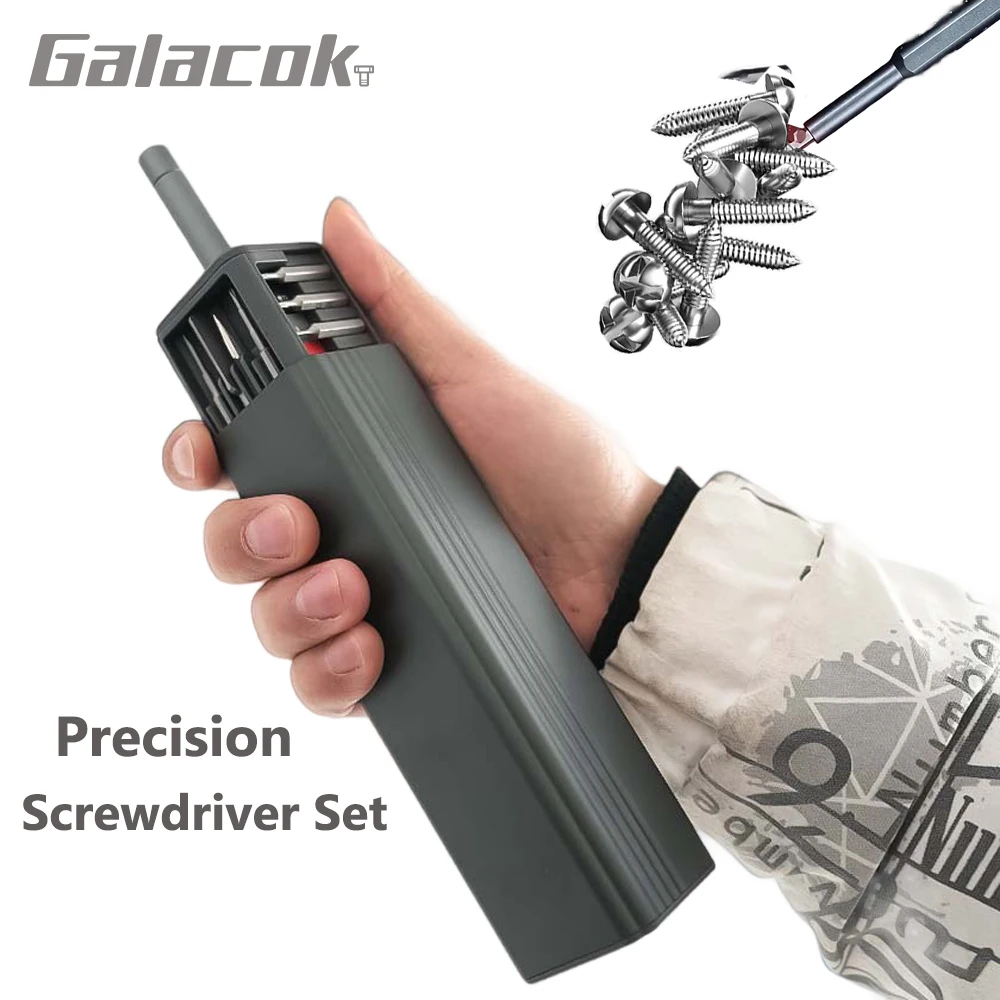 Galacok S2 Steel Magnetic Screwdriver Set Multi Tool Kit Precision Repair Tools DIY Home Hand Tools Complete Tool Set