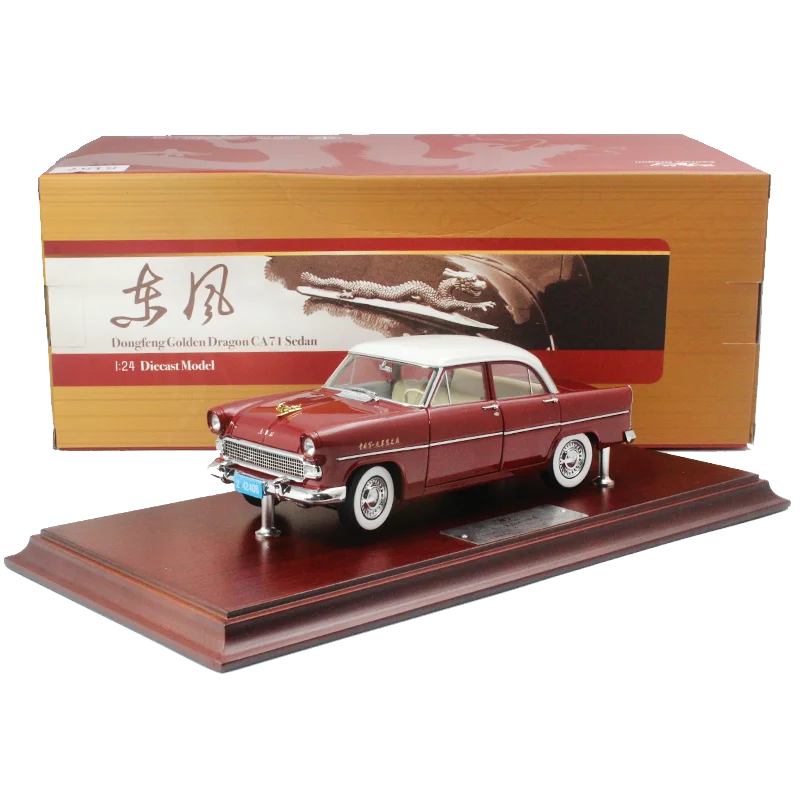 Dongfeng Jinlong Car Model Century Dragon FAW CA71 Sedan 1:24 Simulation Alloy Car Model