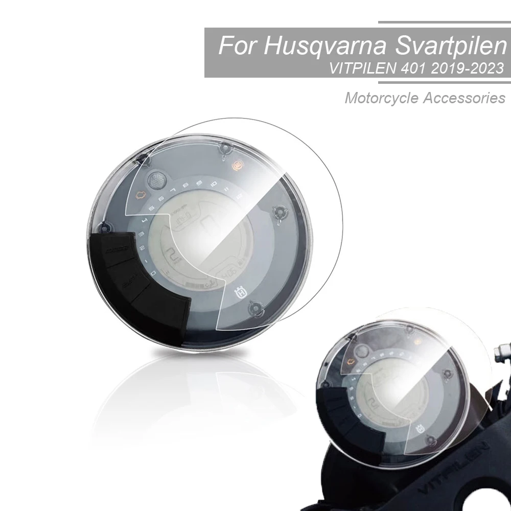 

For Husqvarna SVARTPILEN 401 2019-2023 Motorcycle cluster scratch protection film screen scratch protection film dashboard