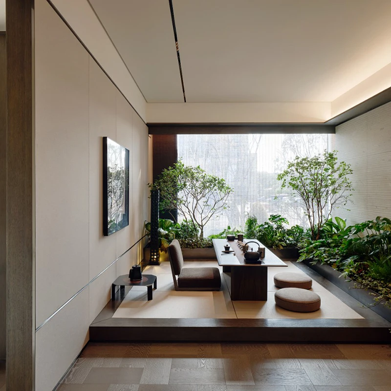 ديكور المنزل الداخلي أثاث مختلف التخصيص أبواب خشبية طاولات الطعام خزائن تخصيص المنزل بأكمله