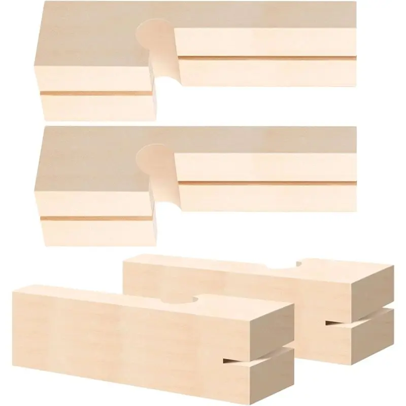 كتل خرسانة ABFI 4 بوصة كتل خط 2 أزواج لخطوط سلسلة البناء لأدوات البناء #1