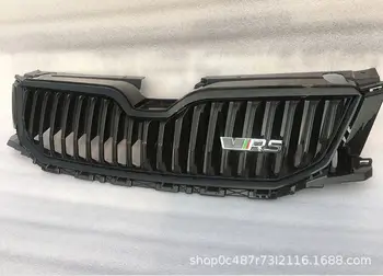 스코다 옥타비아 센터 메쉬 모디파이드 엘레강스 오버시즈 에디션 글로시 블랙 프론트 그릴 메쉬 (2014-2017년식)에 적합합니다. 6 best sales 스코다 옥타비아 그릴 - №5