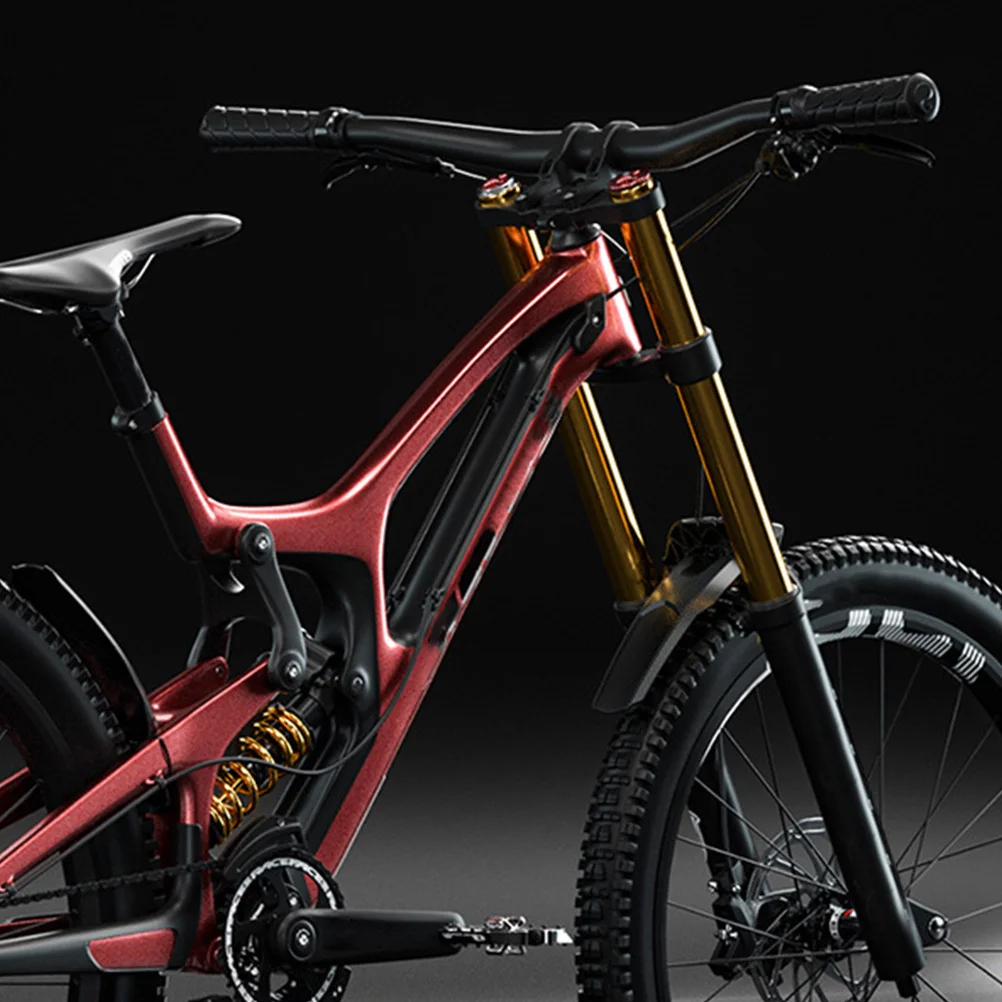 

Carbon Fiber Mud Guard Premium Pp Material Lightweight Durable Easy Install For Mountain Bike Cycling Tyre Mudguard Outdoor