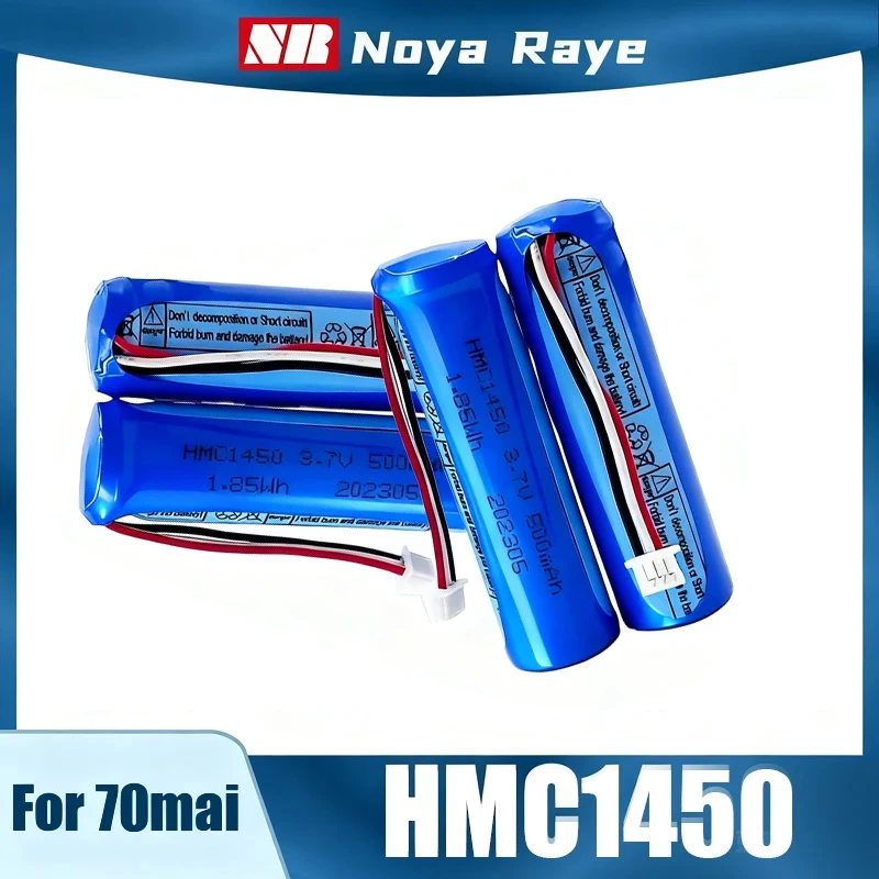 HMC1450 Battery 3.7V 500mAh Li-ion For 70mai Smart Dash Cam Pro A550 A550S A800 Midrive D02 Replacement Battery 3-wire