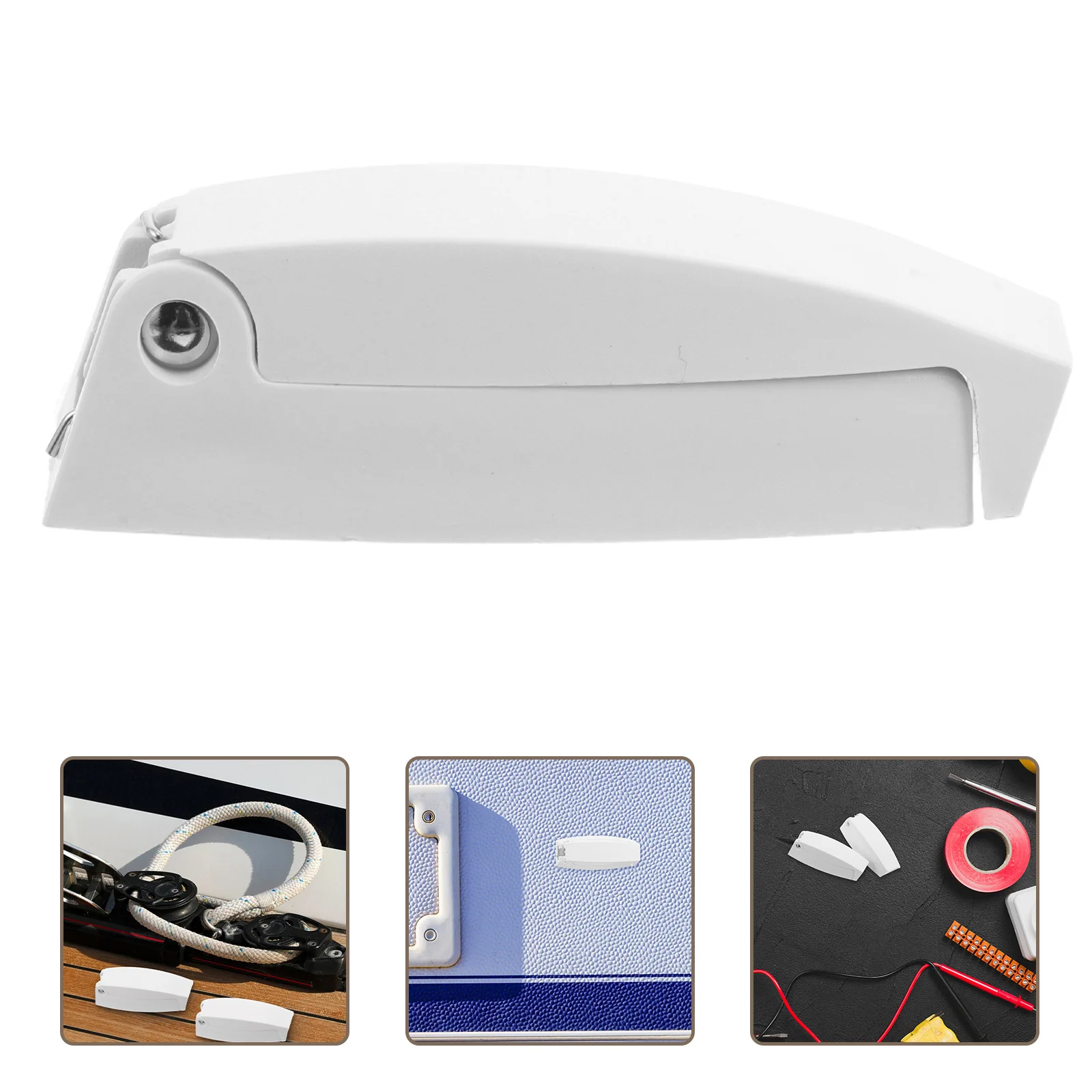 

2Pcs Cabin Hook Hidden Foldable Door Holder Clip for Rv Trailer Camper Boat Marine Baggage Door Catch Exterior Latch