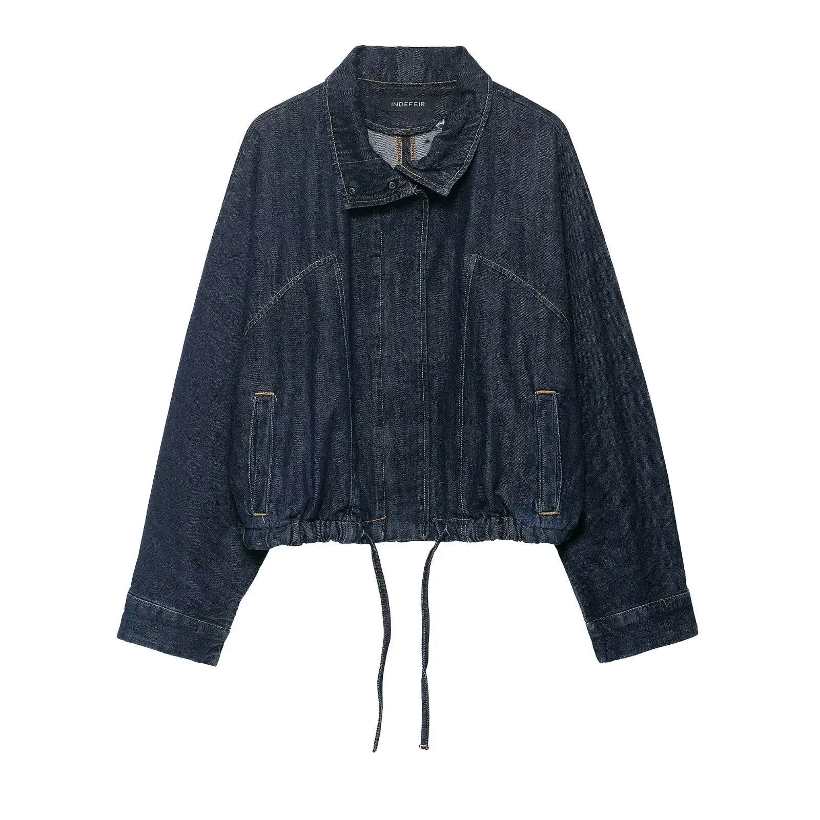 

Women's Jacket 2025 New Arrival Women's Casual Fashion Batwing Sleeve Denim Jacket
