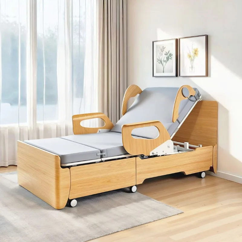 Electric rotating bed for the elderly home intelligent turning over ventilation heating care bed