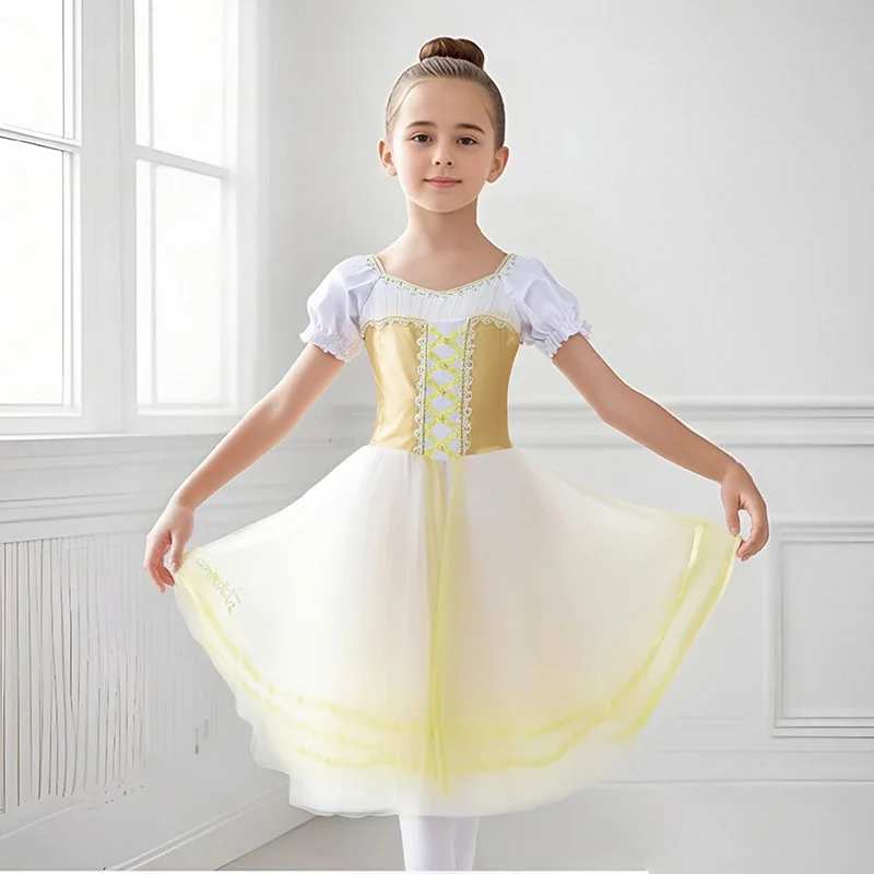Tutu di balletto romantico Ragazze Bambini Donne Tutu di balletto professionale per adulti Costume da balletto per adulti Ballerina Costumi di danza Ragazze Adulto
