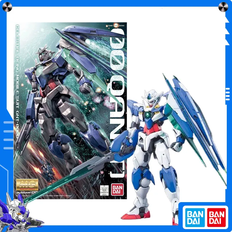 

Оригинальный Bandai Gundam 00 (Double O) 1/100 MG 00 QAN [T] аниме фигурка в сборе, модель, коллекционное украшение, праздничный подарок