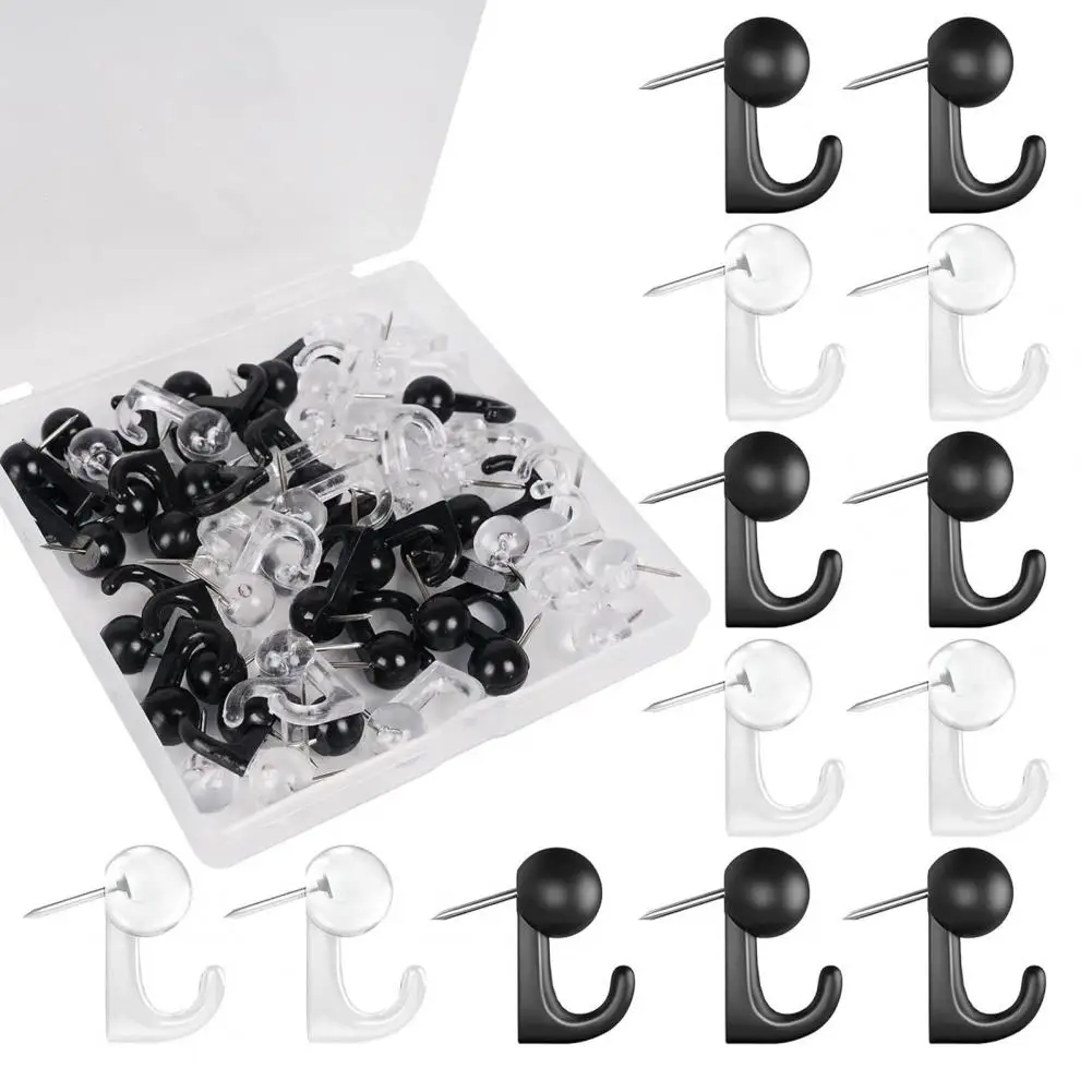 Ganci per tende antiruggine Ganci decorativi per puntine per bacheca in sughero Tende per gazebo Ganci in plastica per ufficio domestico all'aperto