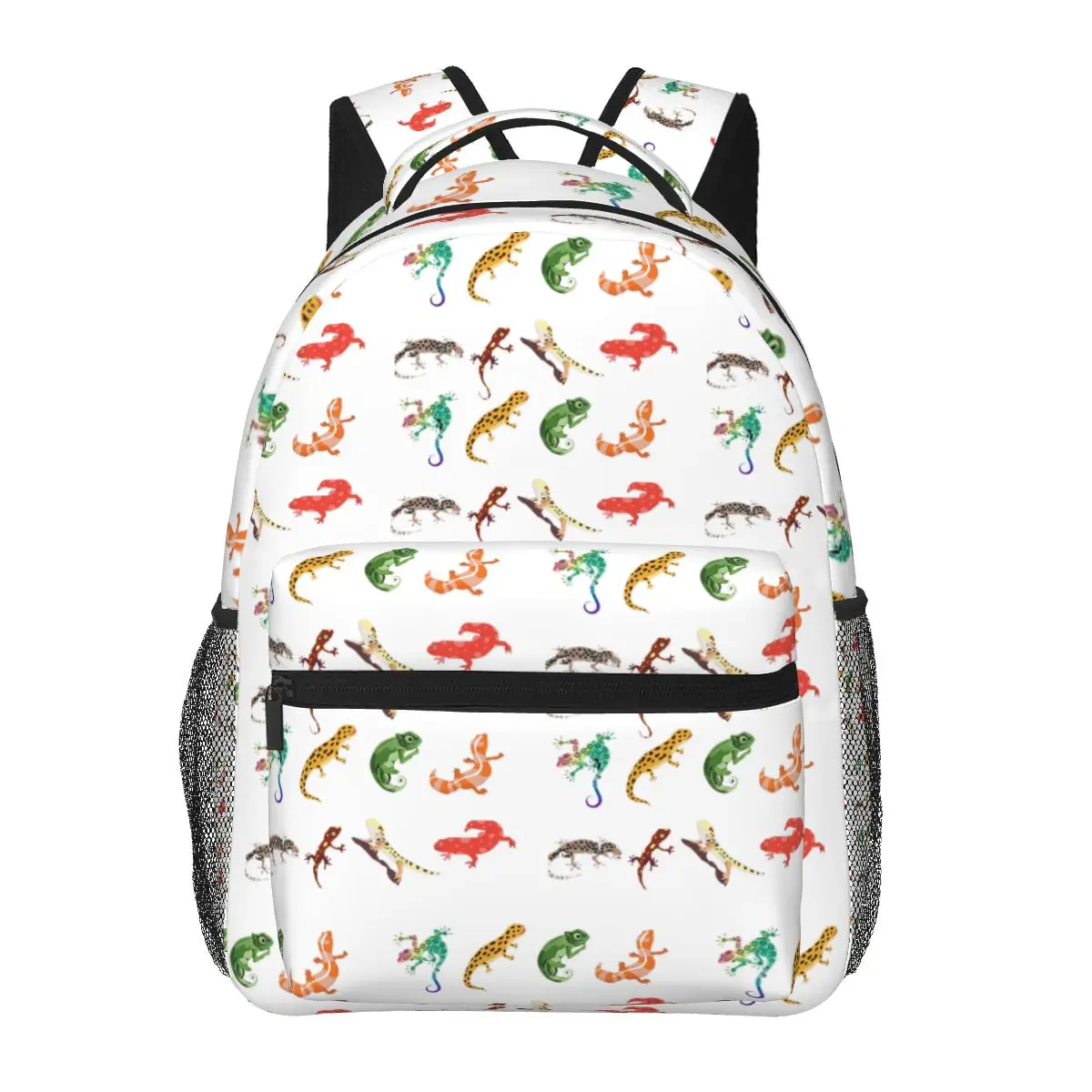 Gecko Backpacks Boys Girls Bookbag Children School Bags Cartoon Kids Rucksack Shoulder Bag Large Capacity