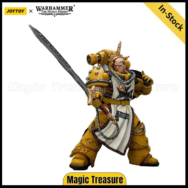 【En stock】JOYTOY Warhammer 40K Imperial Fist Premier Guerrier Sigismund Modèle Cadeau Collection Figurine d'action 1/18