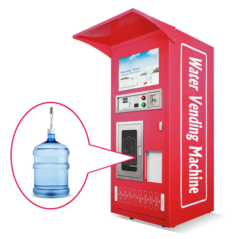 

Commercial Purified Water Vending Machine Customized Automatic Dispenser Coin Credit Card Token QR Code Payment Water Purifier