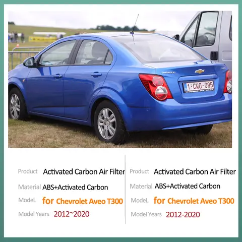 शेवरले एविओ T300 शेवरले सोनिक होल्डन बारिना हैचबैक सेडान MK2 2012~2020 2018 एक्सेसरीज़ के लिए सक्रिय कार्बन एयर फ़िल्टर 8 best sales एवियो 2020 - №1