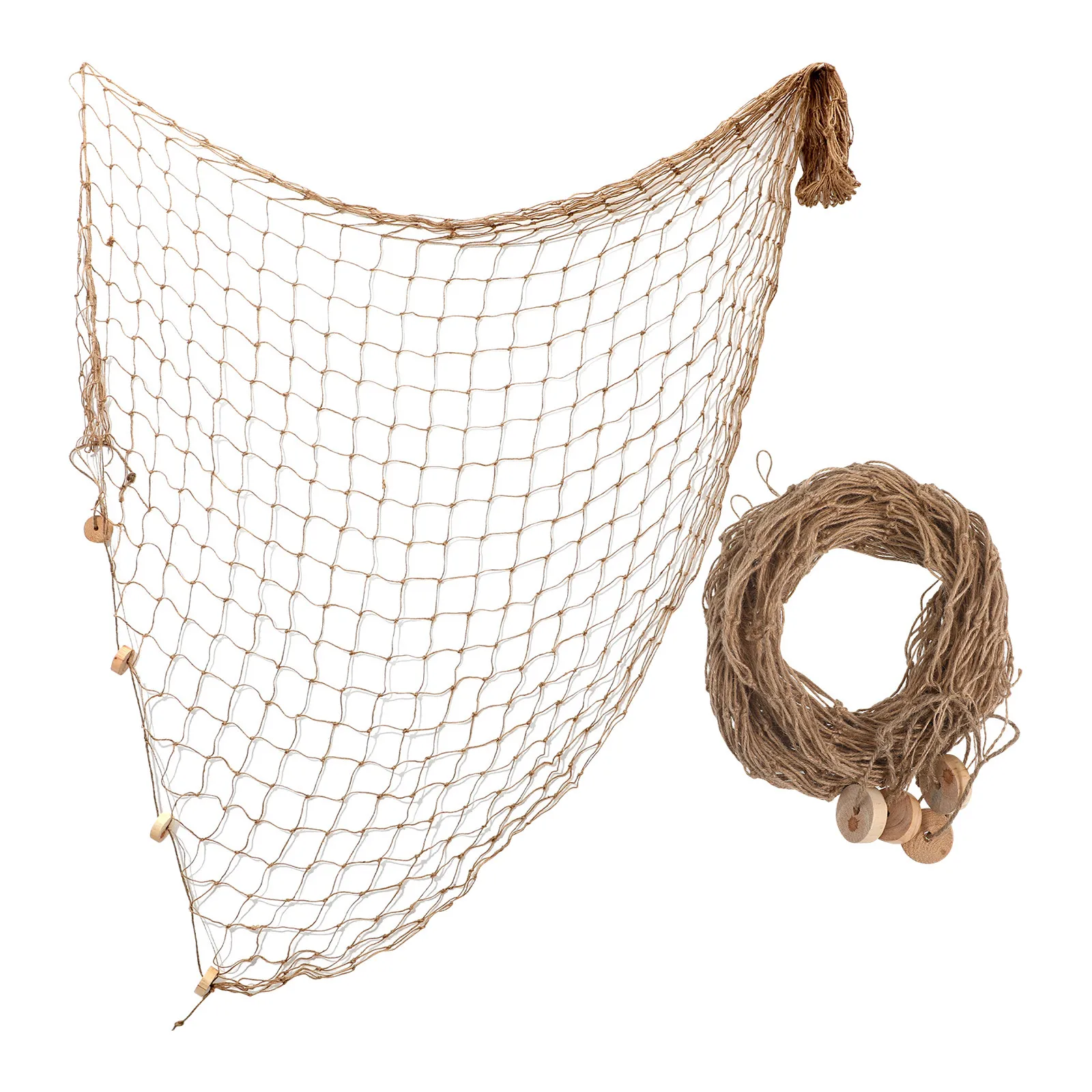قطعتان من شبكة الصيد ذات الطرا - مراجعة Fishing Net وسعره