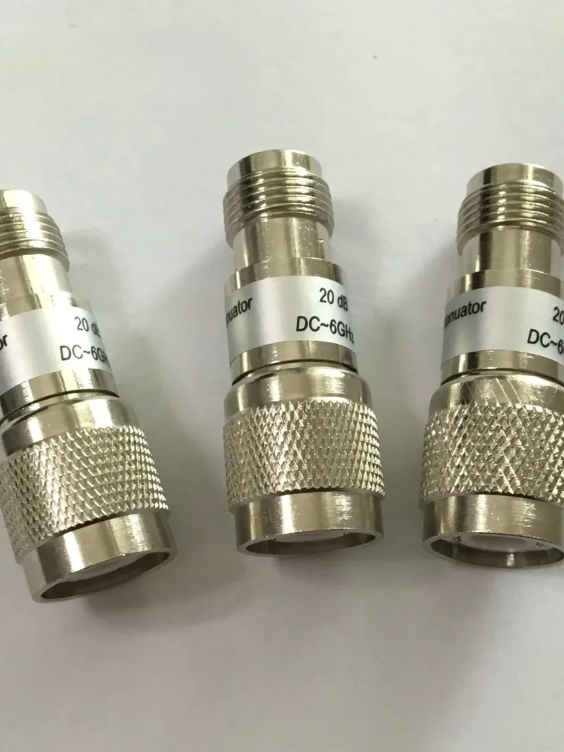 TNC Coaxial Fixed Attenuator ATT 1-30dB DC-3GHz / 6GHz 2W RF Signal Attenuation Component for RF Test Equipment