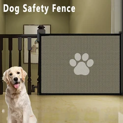 Dogs Screen Mesh Gate for Doorways Stairways Pet Gate for The House Providing a Safe Enclosure for Pets to Play and Rest