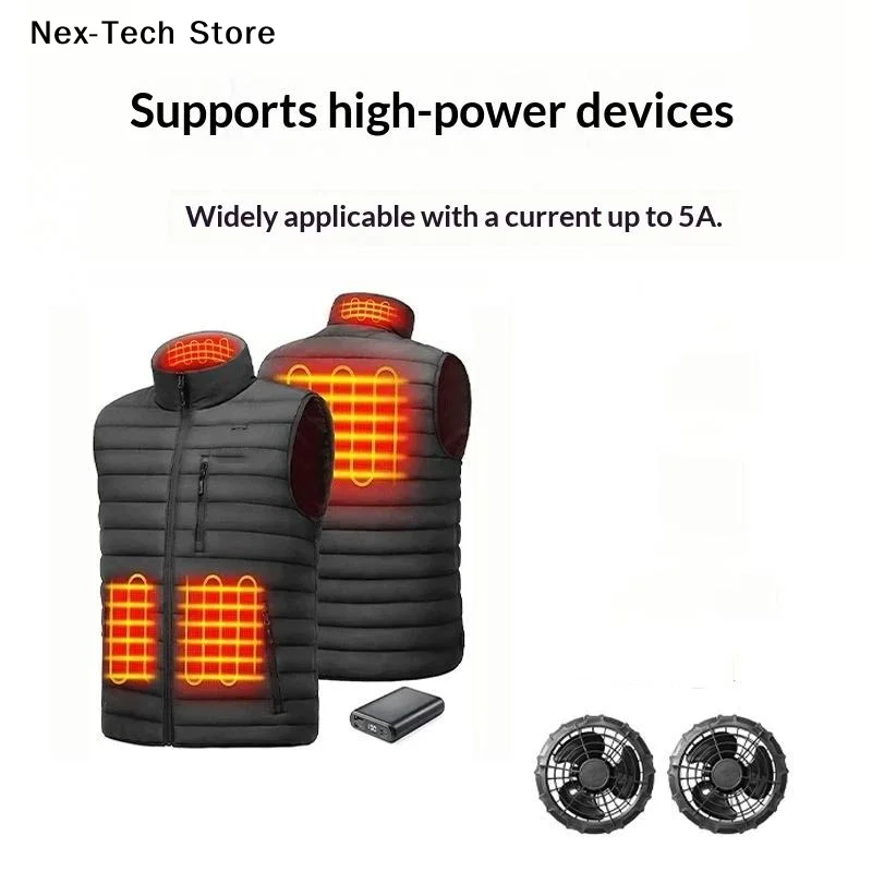 [NT]Type C To DC Power Boost Cable 12V/15V/20V Boost Line 8 Adapters USB C To DC Jack Connector Fast Charging For Wifi Router